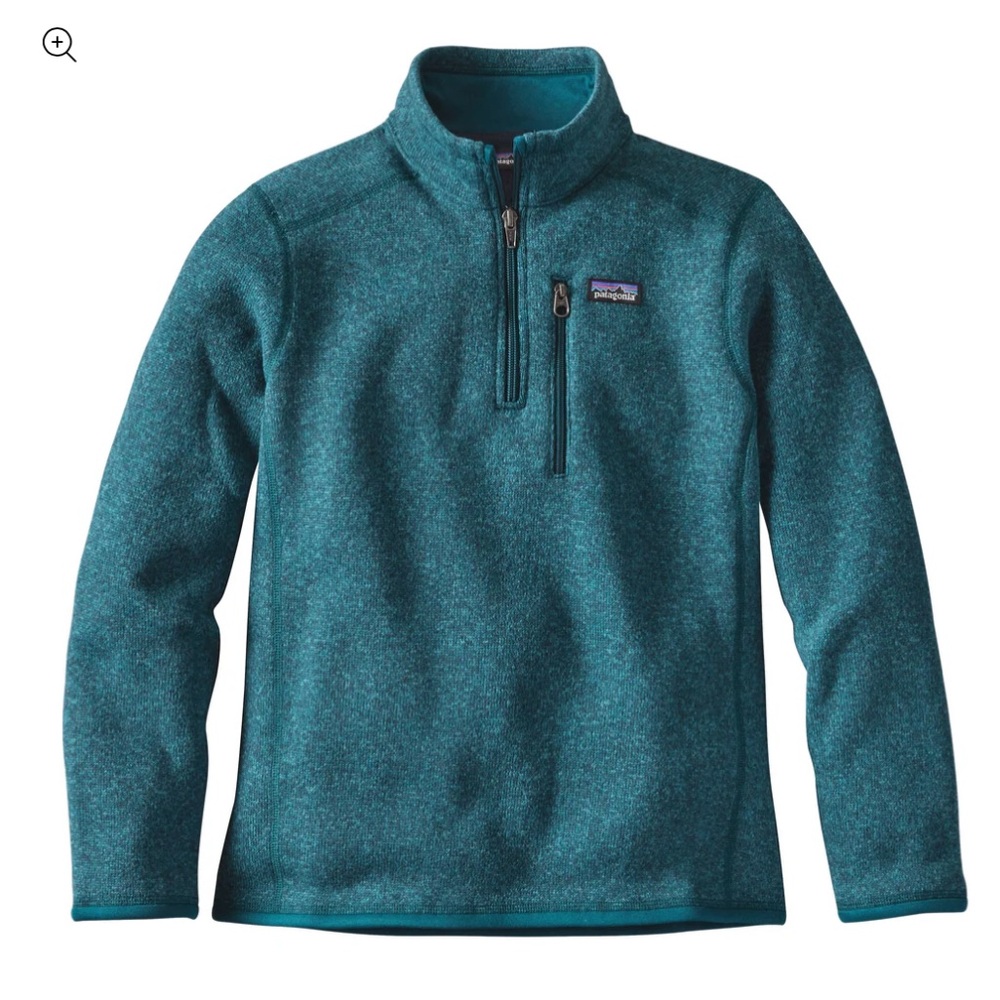 Patagonia Worn Wear Boys' Better Sweater 1/4-Zip size medium 10